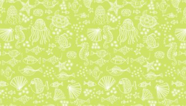 Merryn Tonal Mermaid Makower Cotton Fabric