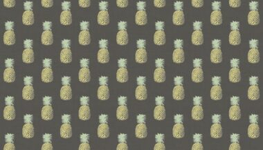 Fern Garden Pineapple Makower Cotton Fabric
