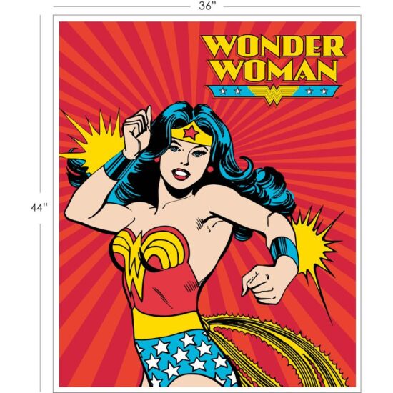 Wonder Woman Panel in Red DC Comics