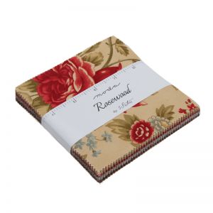 Rosewood 3 Sisters Moda Charm Pack