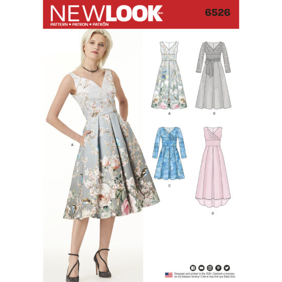 New Look 6526 Dress Sewing Pattern