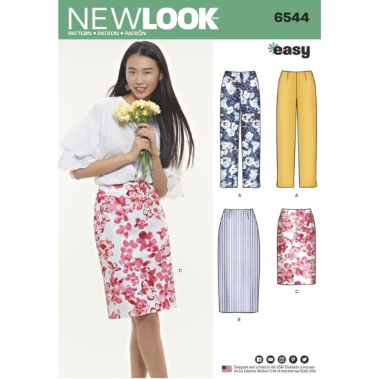 New Look Pattern 6544 Miss Skirt in Two Lengths