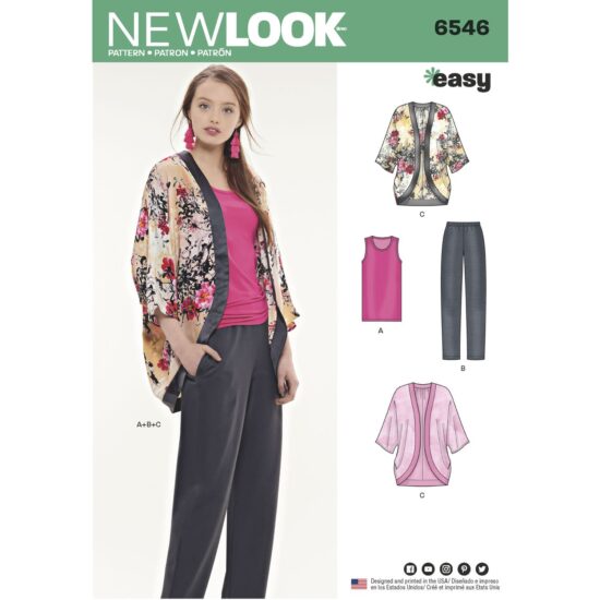 New Look Pattern 6546 Womens Seperates