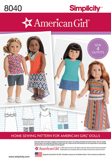 Simplicity 8040 Sewing Pattern