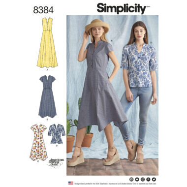 Simplicity 8594 Miss and Petite Dresses