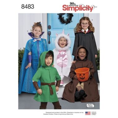 Simplicity 8483 Cape Costumes Sewing Pattern