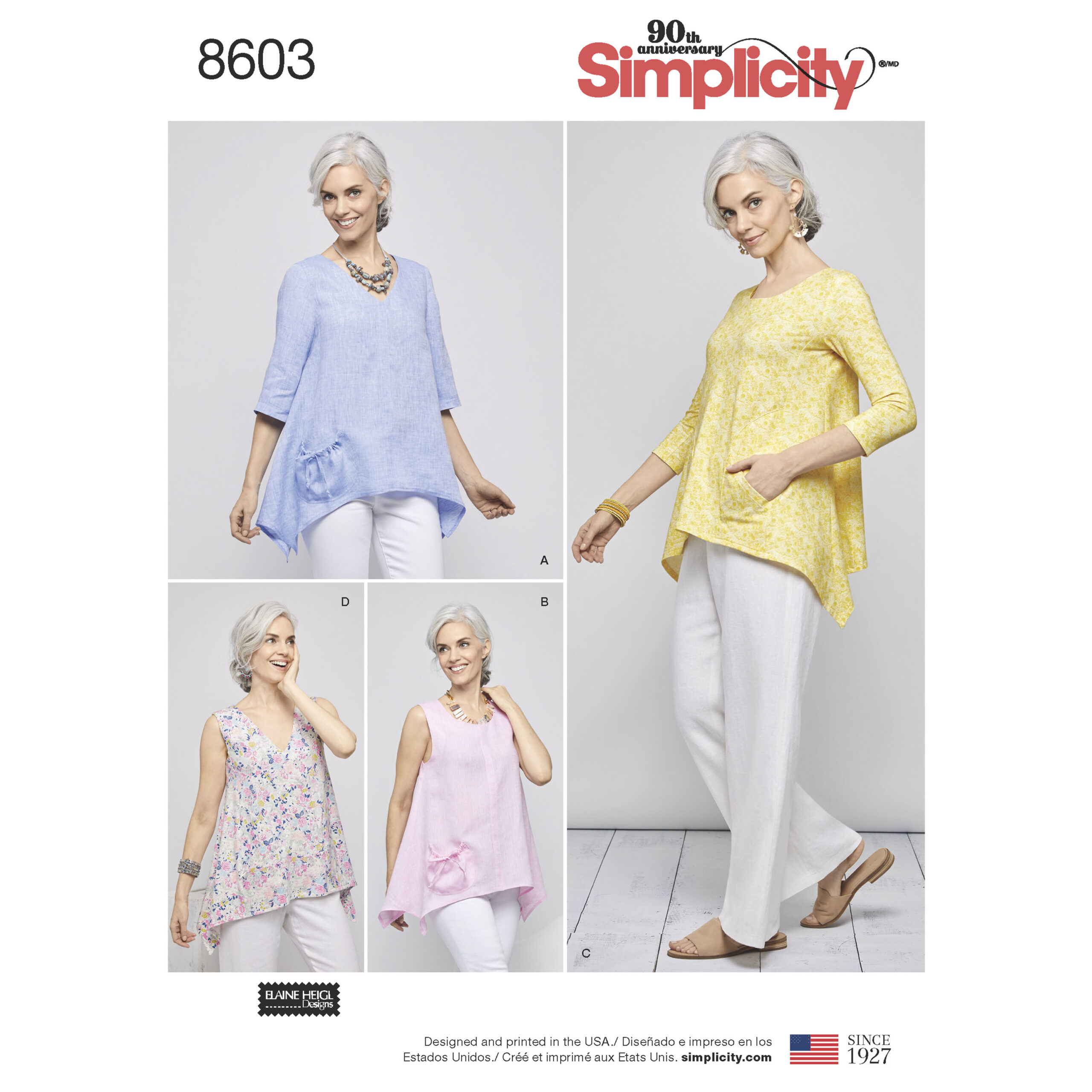 Simplicity 8645 - Women's Vintage Tops