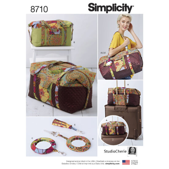 Simplicity 8710 Bag Sewing Pattern