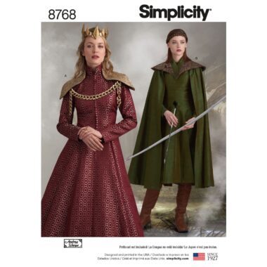 Simplicity 8768 Fantasy Sewing Pattern