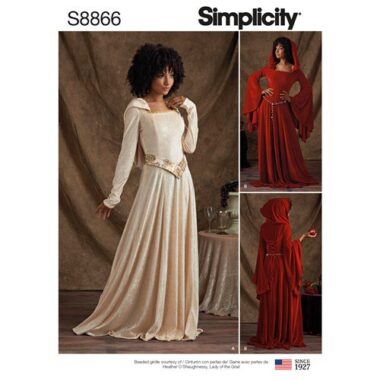 Simplicity Sewing Pattern S8866 Misses Miss Petite Knit Costumes