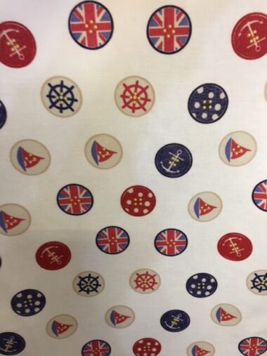 Buttons Table PVC Fryetts Fabric