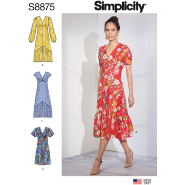Simplicity Sewing Pattern S8875 Misses Dresses