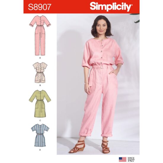 Simplicity 8907 Jumpsuit Sewing Pattern