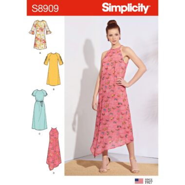 Simplicity Sewing Pattern S8909 Misses Dresses