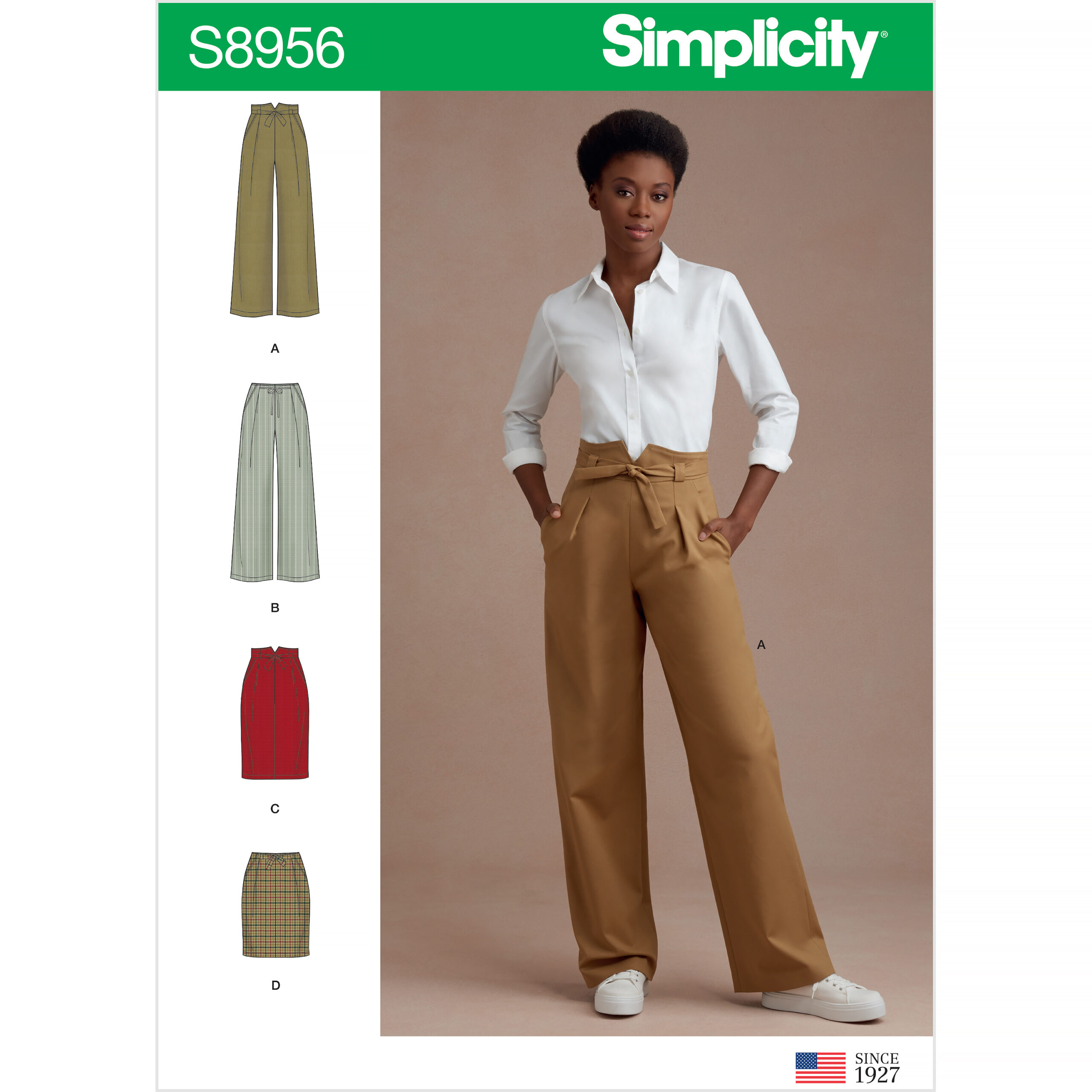Simplicity Pattern 8561 sewing pattern womens leggings —  -  Sewing Supplies