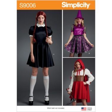 Simplicity Sewing Pattern S9006 Misses Halloween Costumes
