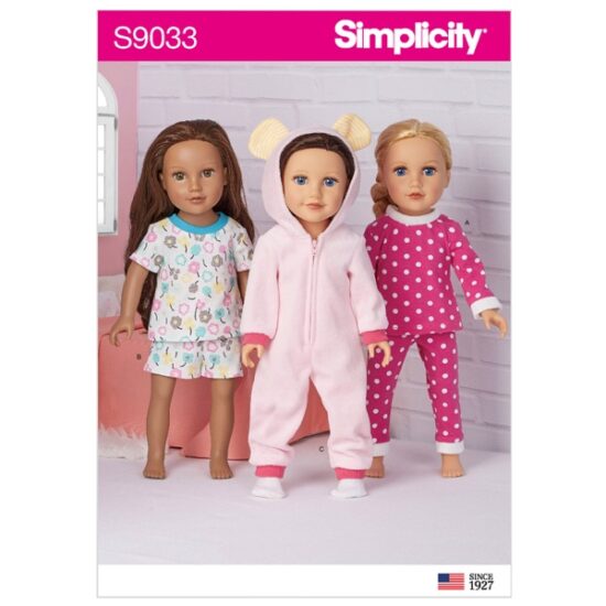 Simplicity Sewing Pattern S9033 18" Doll Clothes