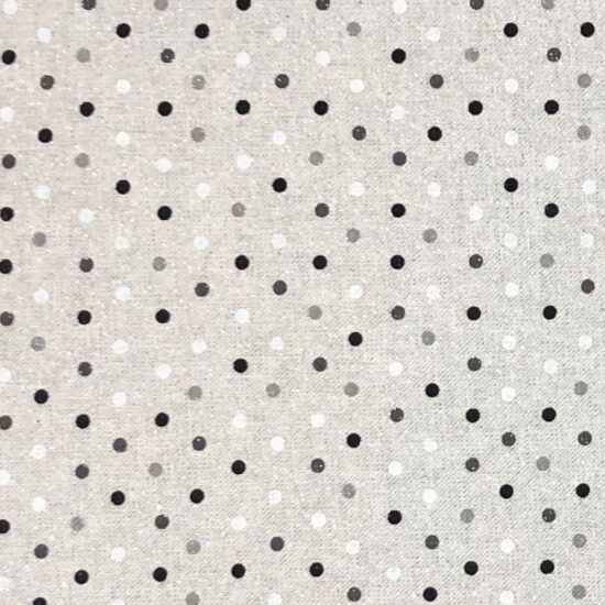 Sparkle Linen Look Canvas Spot Fabric