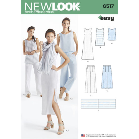 New Look 6517 Sewing Pattern