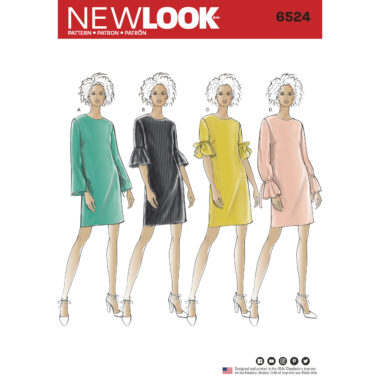 New Look Sewing Pattern 6524 Womens Dress