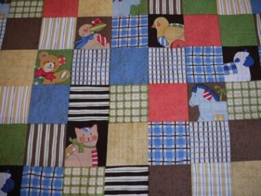 Toy Chest Animal Patch Fabric