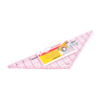 Quilting Ruler Half Diamond 14-1/2x4-4/2in