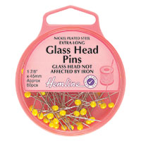 Glass Head Sewing Pins