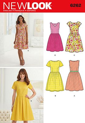 New Look 6262 Dress Sewing Pattern