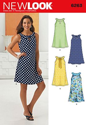 New Look 6263 Dress Sewing Pattern