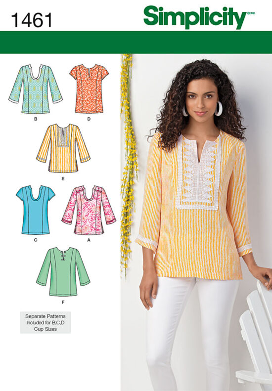 Simplicity 1461 Top Sewing Pattern