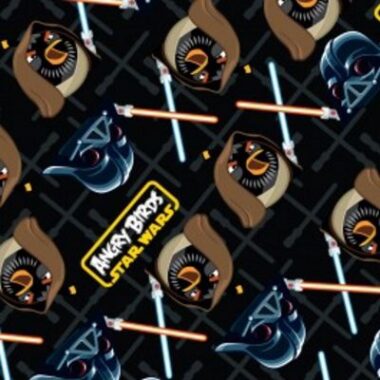 Angry Birds Starwars Duel Cotton Fabric