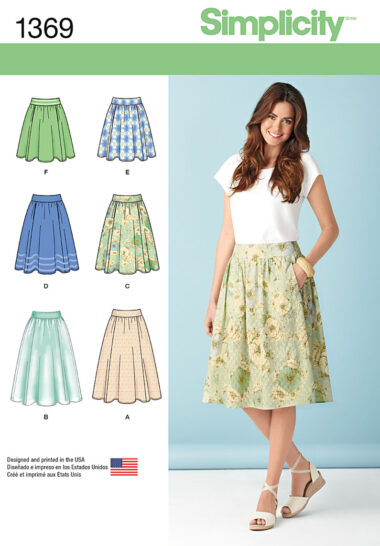 Simplicity 1369 Skirt Sewing Pattern