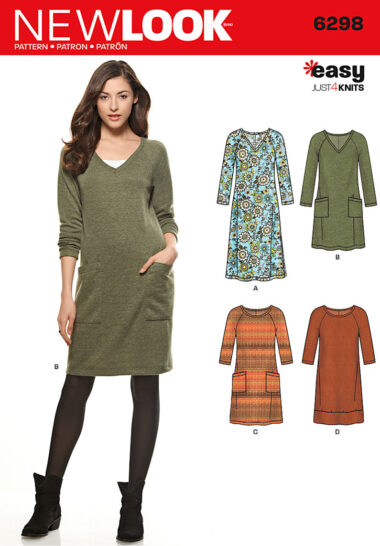 New Look 6298 Sewing Dress Pattern