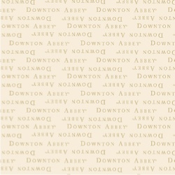 Downton Abbey Text Cream Collection