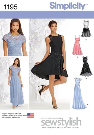 Simplicity 1195 Special Dress Pattern