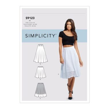 Simplicity Sewing Pattern S9123 Misses Skirts