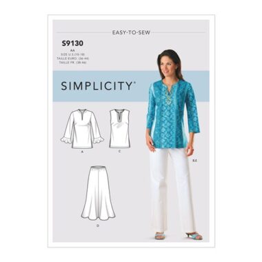Simplicity Sewing Pattern S9130 Misses' & Womens Tops & Bottoms