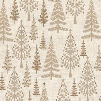 Scandi 111 Trees Makower Christmas Fabric