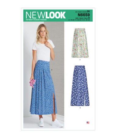 New Look N6659 Misses Pleated Skirts Sewing Pattern