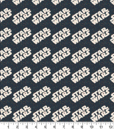 Star Wars Logo Cotton Fabric