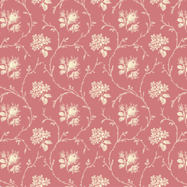 Mayflower Vine Rose Makower Fabric