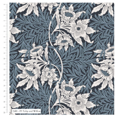 William Morris Tulip and Willow Cotton Fabric