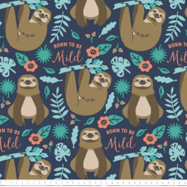 Born To Be Mild Cotton Fabric Camelot
