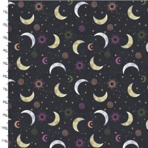 Moonlight Crescent Moon Jennifer Ellory 3 Wishes Fabric – Remnant House ...