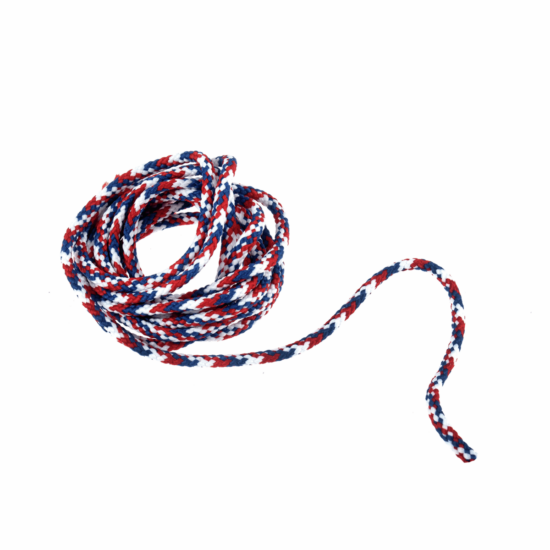 4mm Cord Red, White & Blue – Remnant House Fabric
