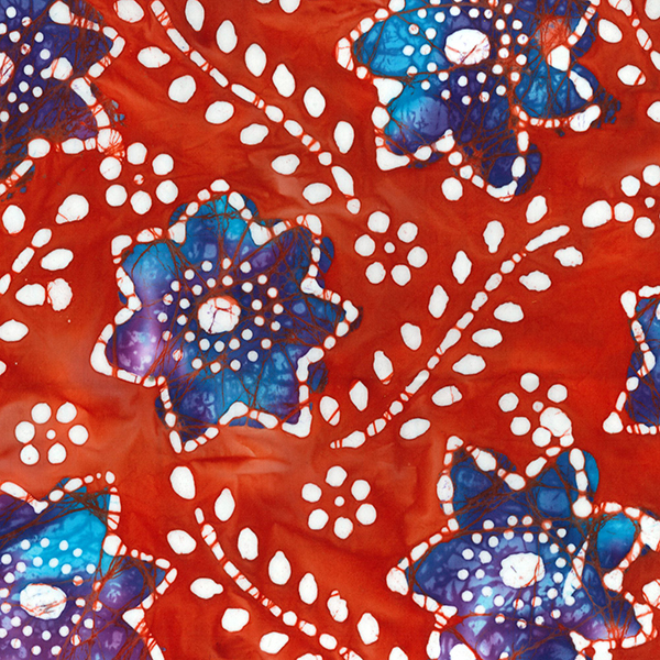 John Louden 021802 50s Cotton Hand Printed Batik Fabric – Remnant