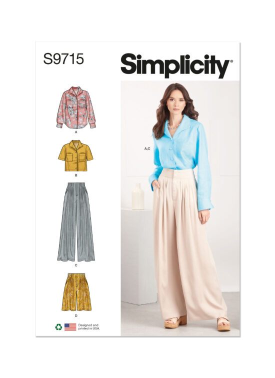 Simplicity 9715 Sewing Pattern – Remnant House Fabric
