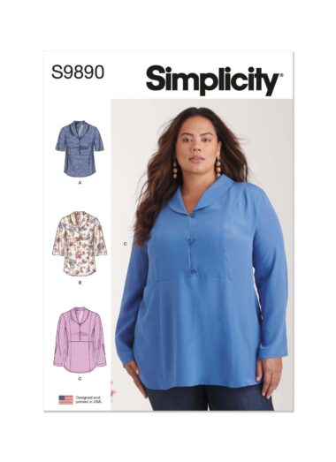 Simplicity Pattern 8603 Women's Pullover Tops by Elaine Heigl – Remnant  House Fabric